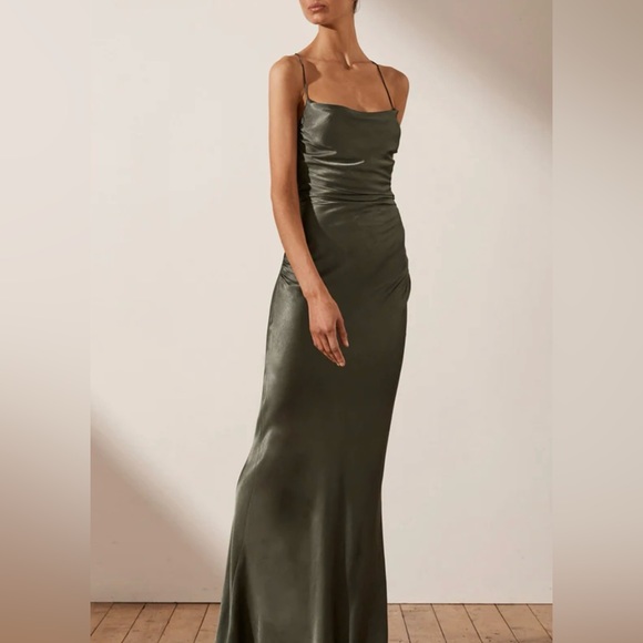 Shona Joy Dresses & Skirts - Shona Joy La Lune Lace Back Maxi Dress